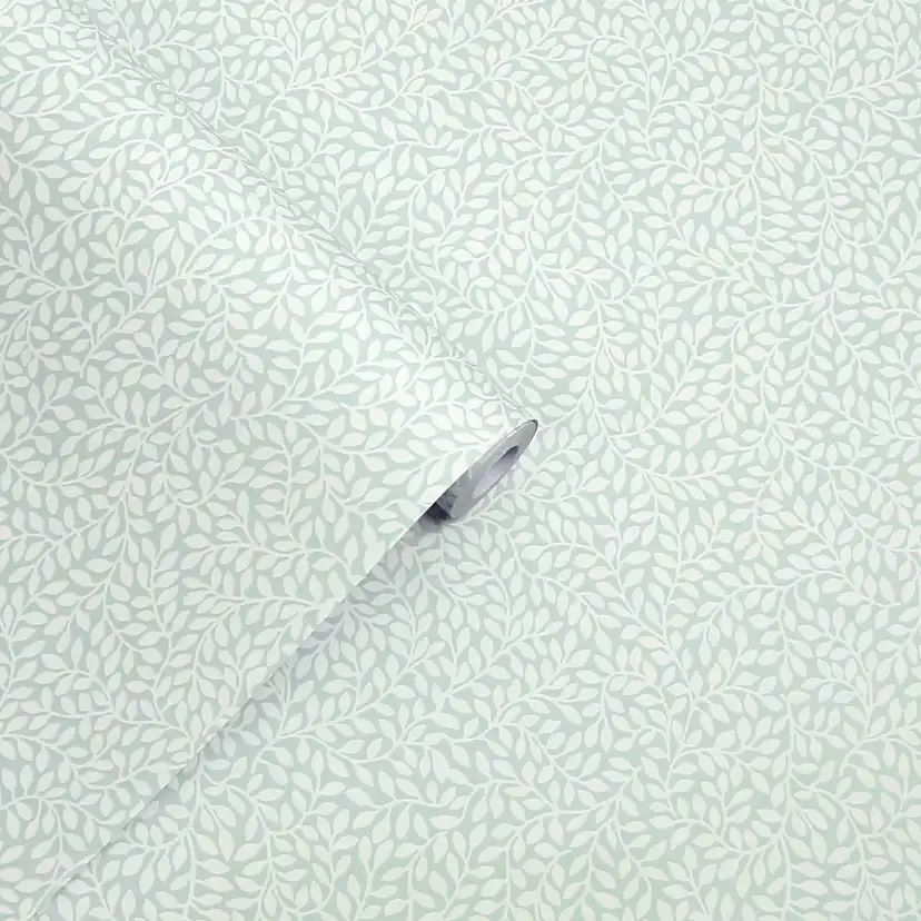 Tapet Laura Ashley Little Vines Enteneier Blå