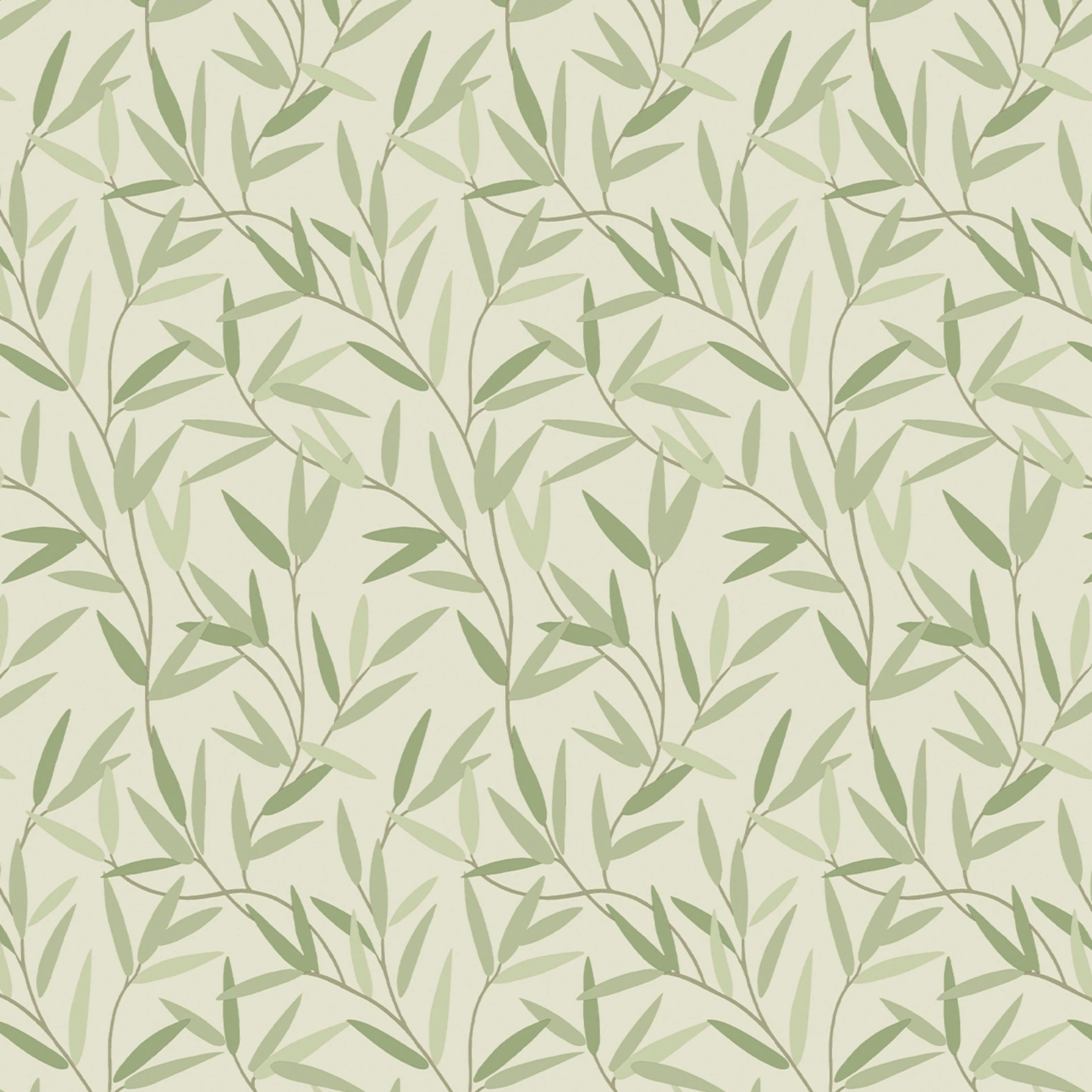 Tapet Laura Ashley Willow Leaf Hedgerow 113364 EasyUp, Mönstrad Flerfärgad