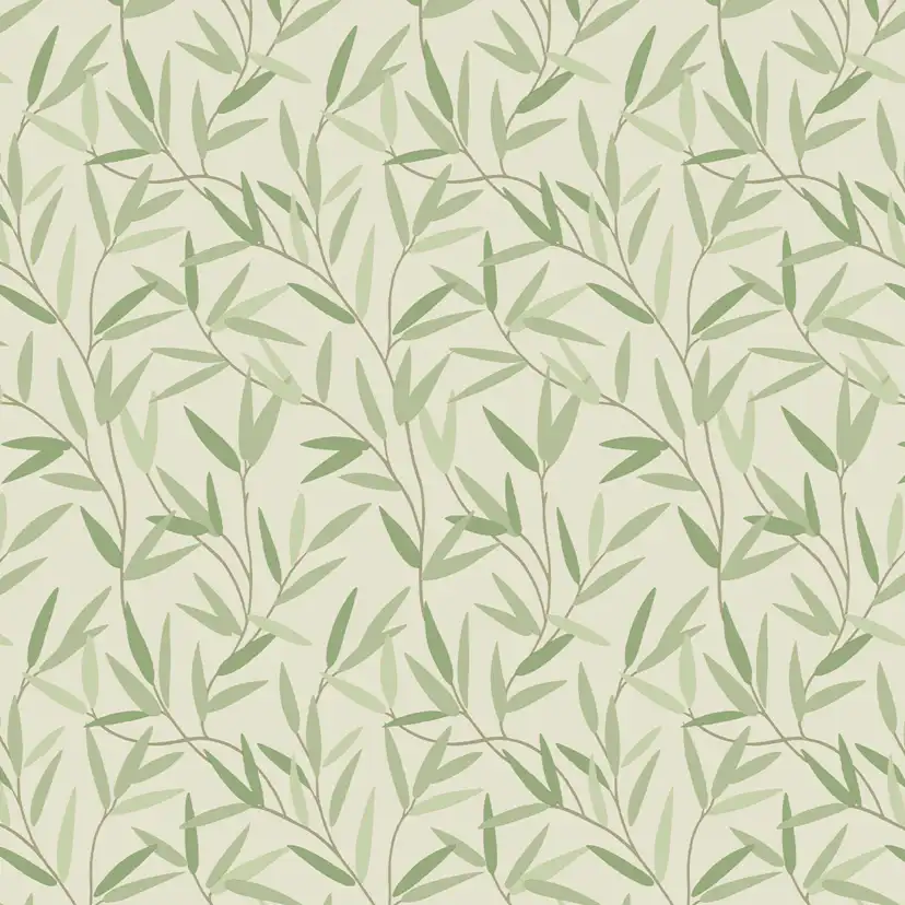 Tapet Laura Ashley Willow Leaf Hedgerow 113364 EasyUp, Mönstrad Flerfärgad
