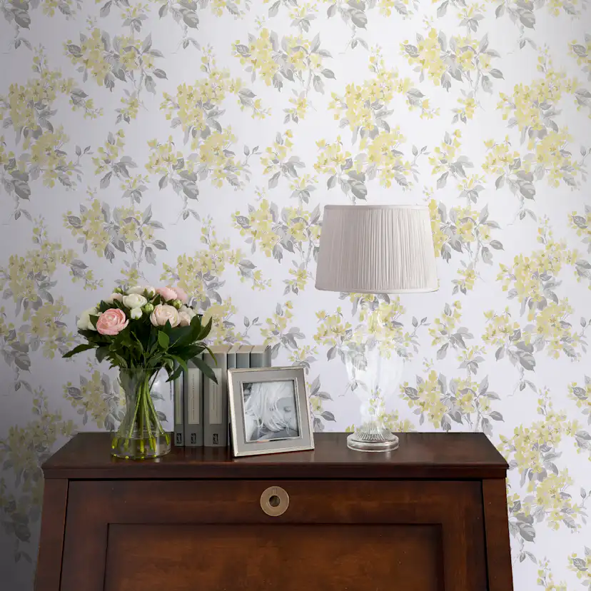 Tapet Laura Ashley Apple Blossom Sunshine