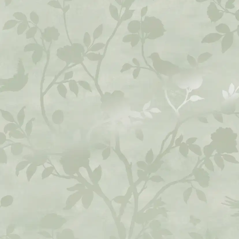 Tapet Laura Ashley Eglantine Silhouette Eau de Nil