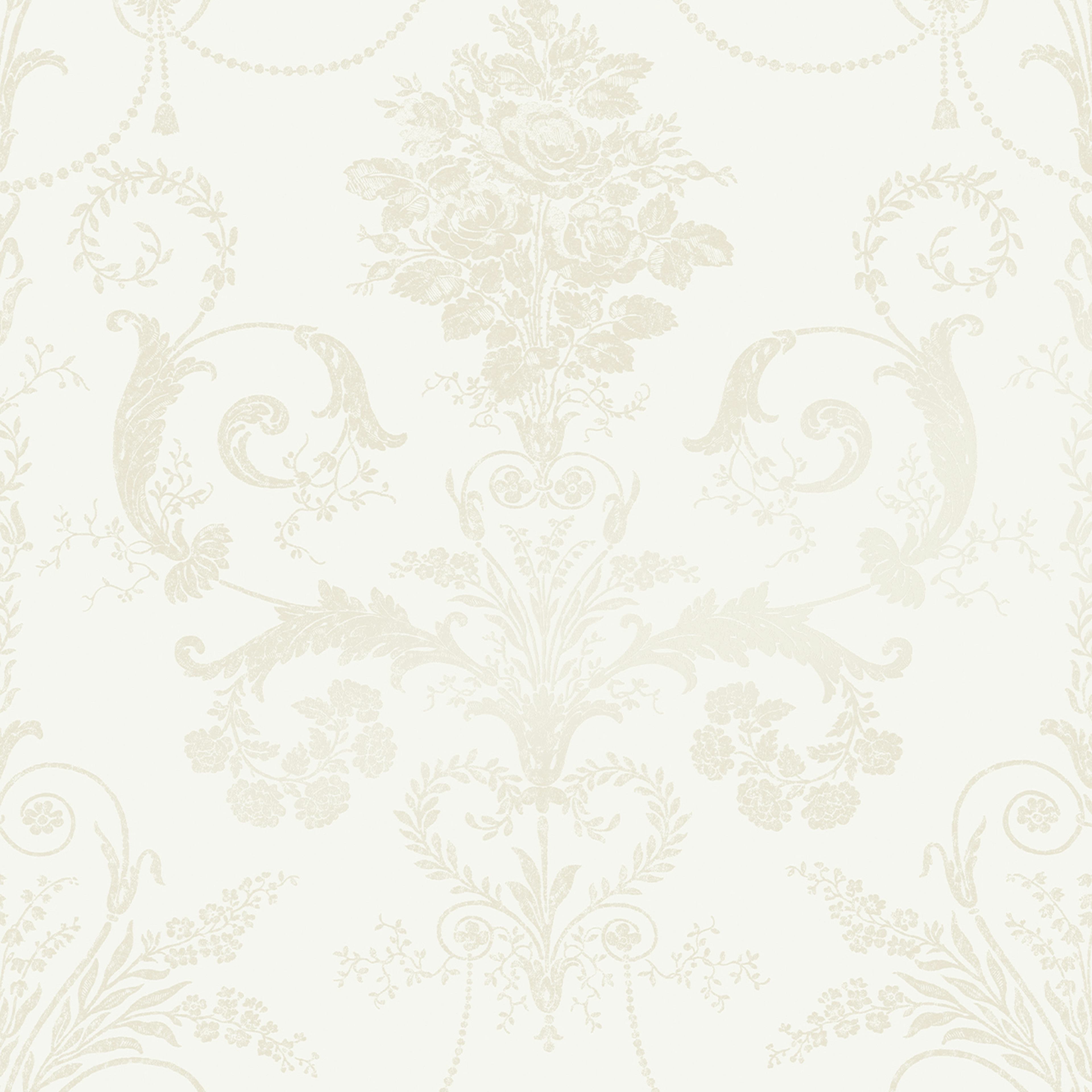 Tapet Laura Ashley Josette Vit