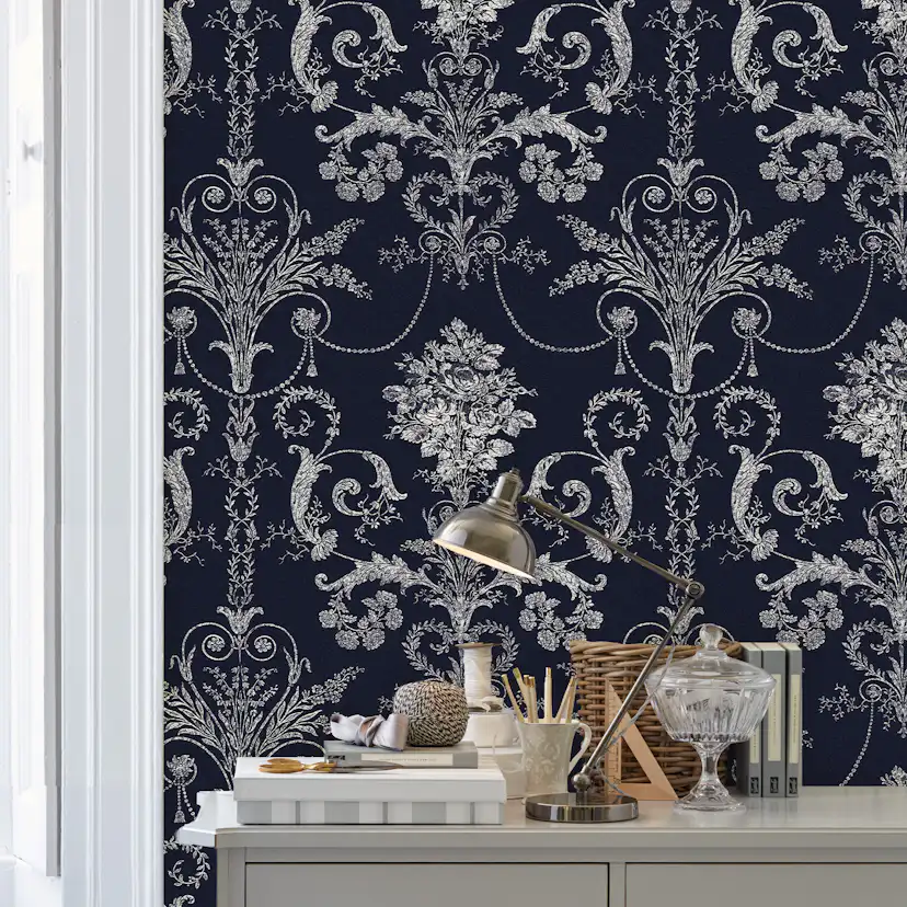 Tapet Laura Ashley Josette MidNacht