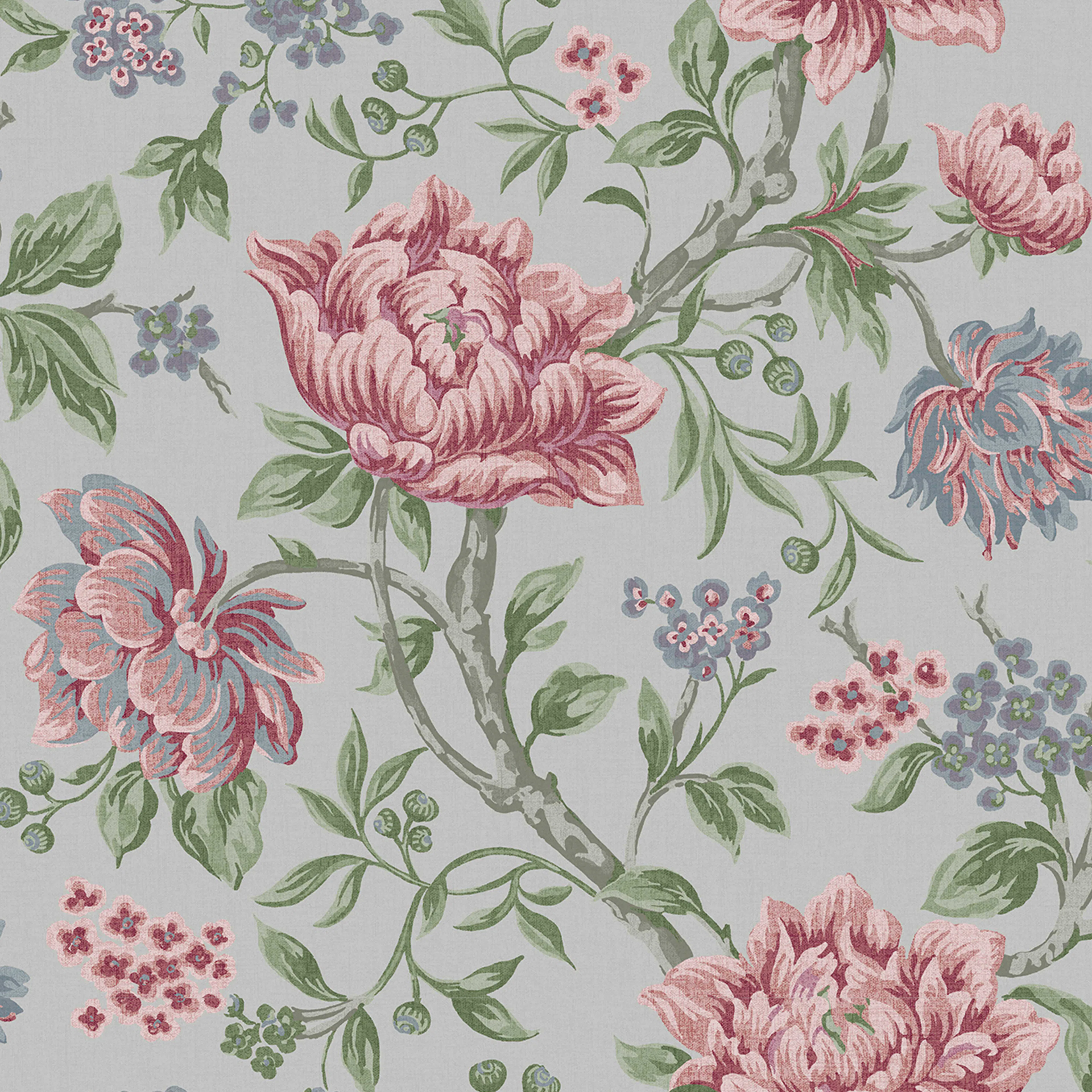Tapet Laura Ashley Tapestry Floral Slate Gra