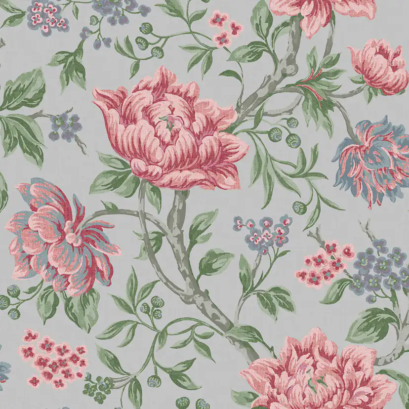 Tapet Laura Ashley Tapestry Floral Slate Gra