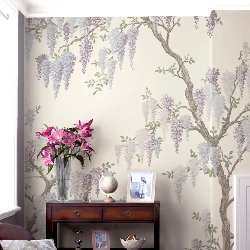 Fototapet Laura Ashley Wisteria Garden 300x280cm