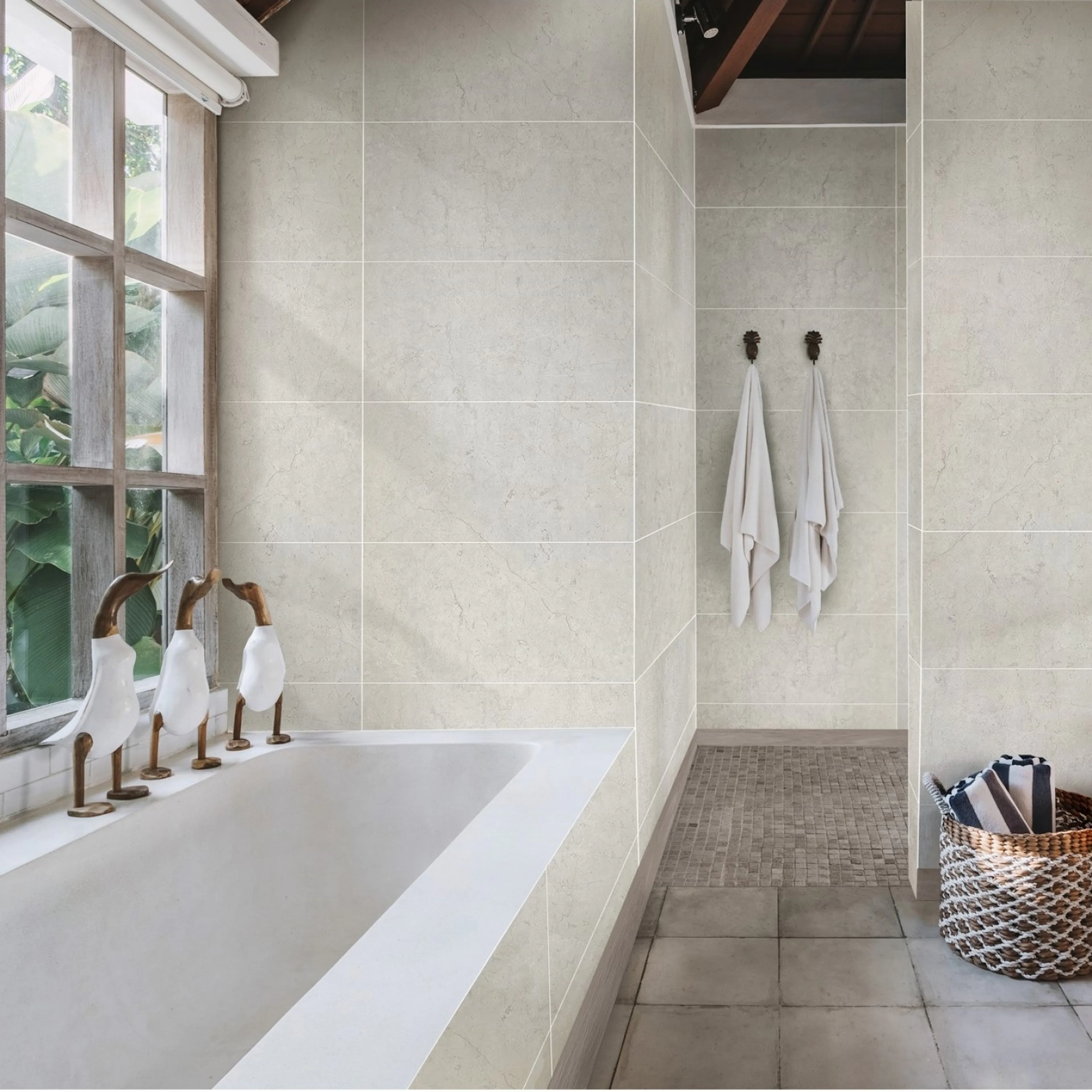 Våtrumsskiva BerryAlloc Wall & Water Santorin Marmor 60x30