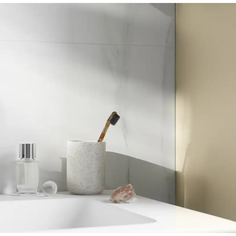 Våtrumsskiva BerryAlloc Wall & Water Vit Marmor S 60x120