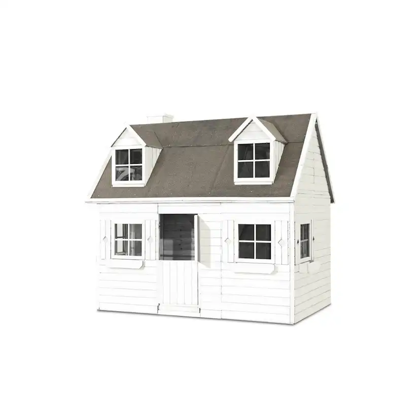 Lekstuga Jabo Milla 4m² Trästuga med Sadeltak