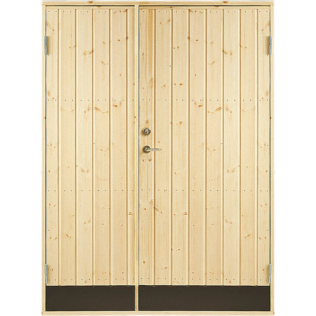 Dubbeldörr Jabo 10° Rak 15,3x19 Obehandlad