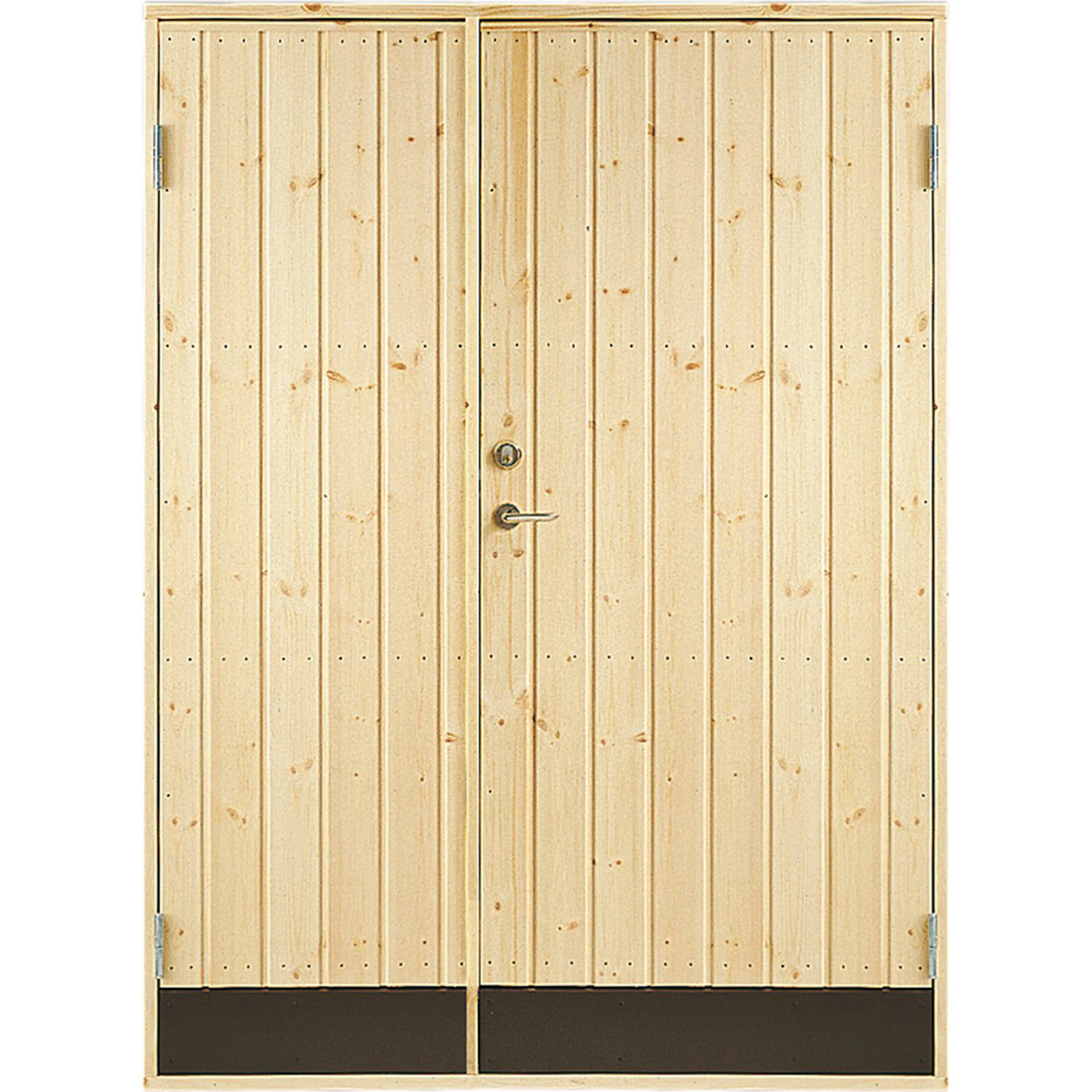 Dubbeldörr Jabo 10° Rak 15,3x19 Obehandlad