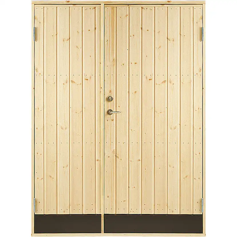 Dubbeldörr Jabo 10° Rak 15,3x19 Obehandlad