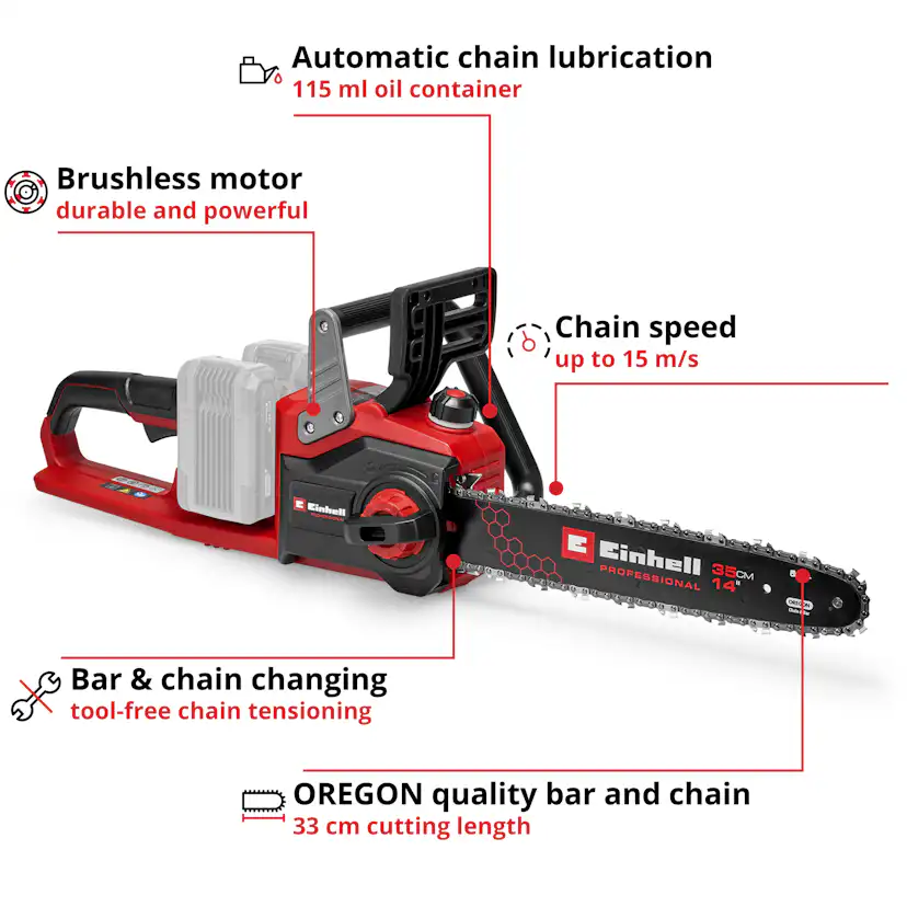 Kedjesåg Einhell GE-LC 36/35 Li-Solo utan Batteri