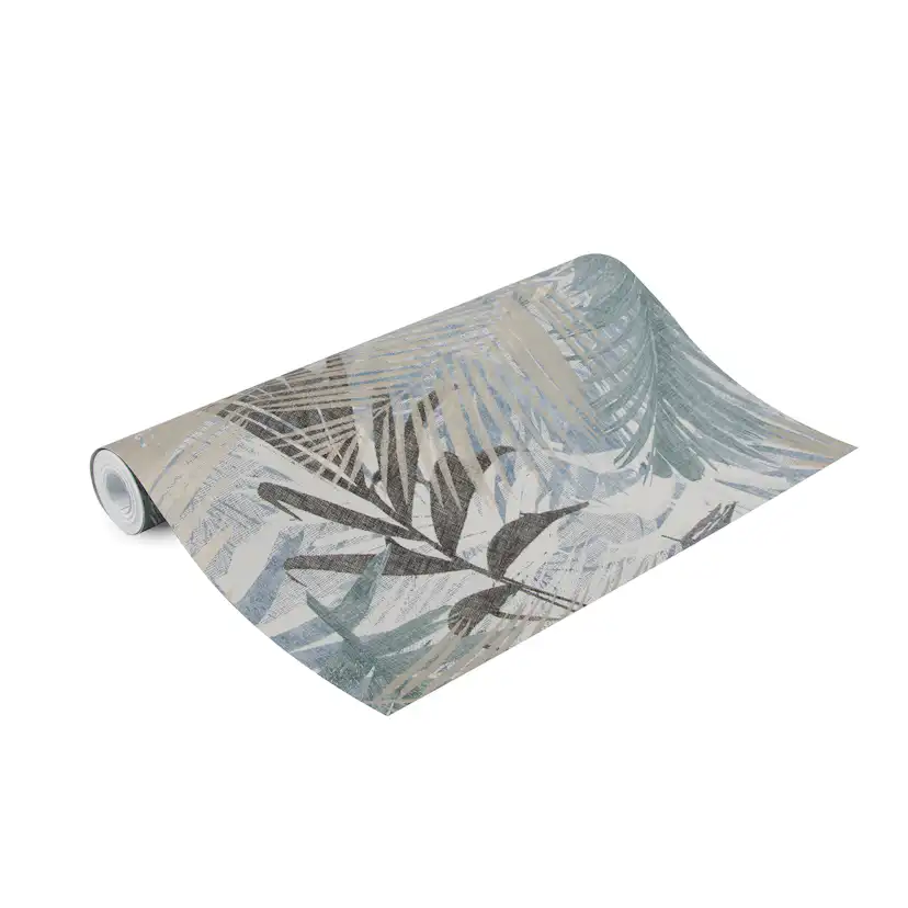 Tapet Boutique Jungle Glam Blå/Grå