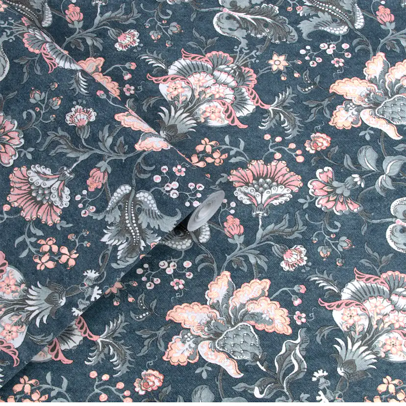 Tapet Laura Ashley Portia Dark Seaspray