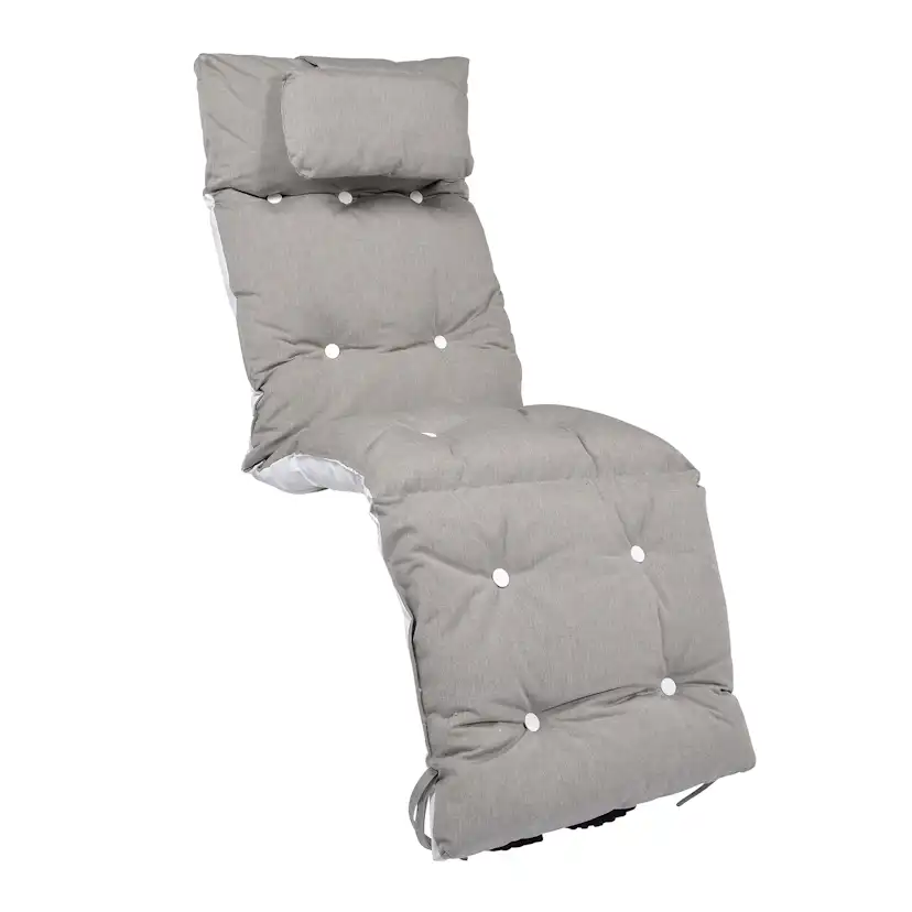 Däckstolsdyna Fritab Standard Baden-Baden Askgrå Dyna till Trädgårdsstol