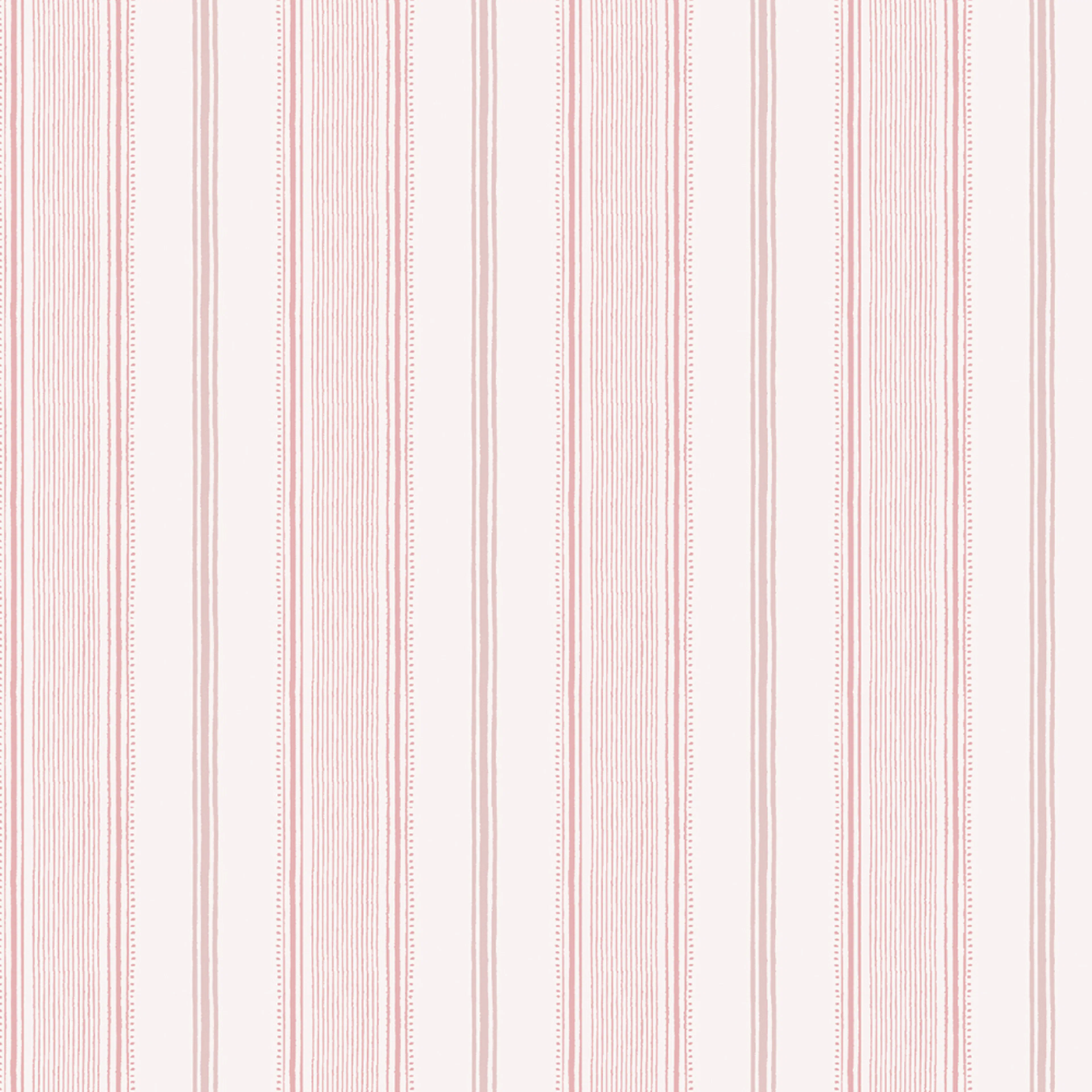 Tapet Laura Ashley Heacham Stripe Rosa