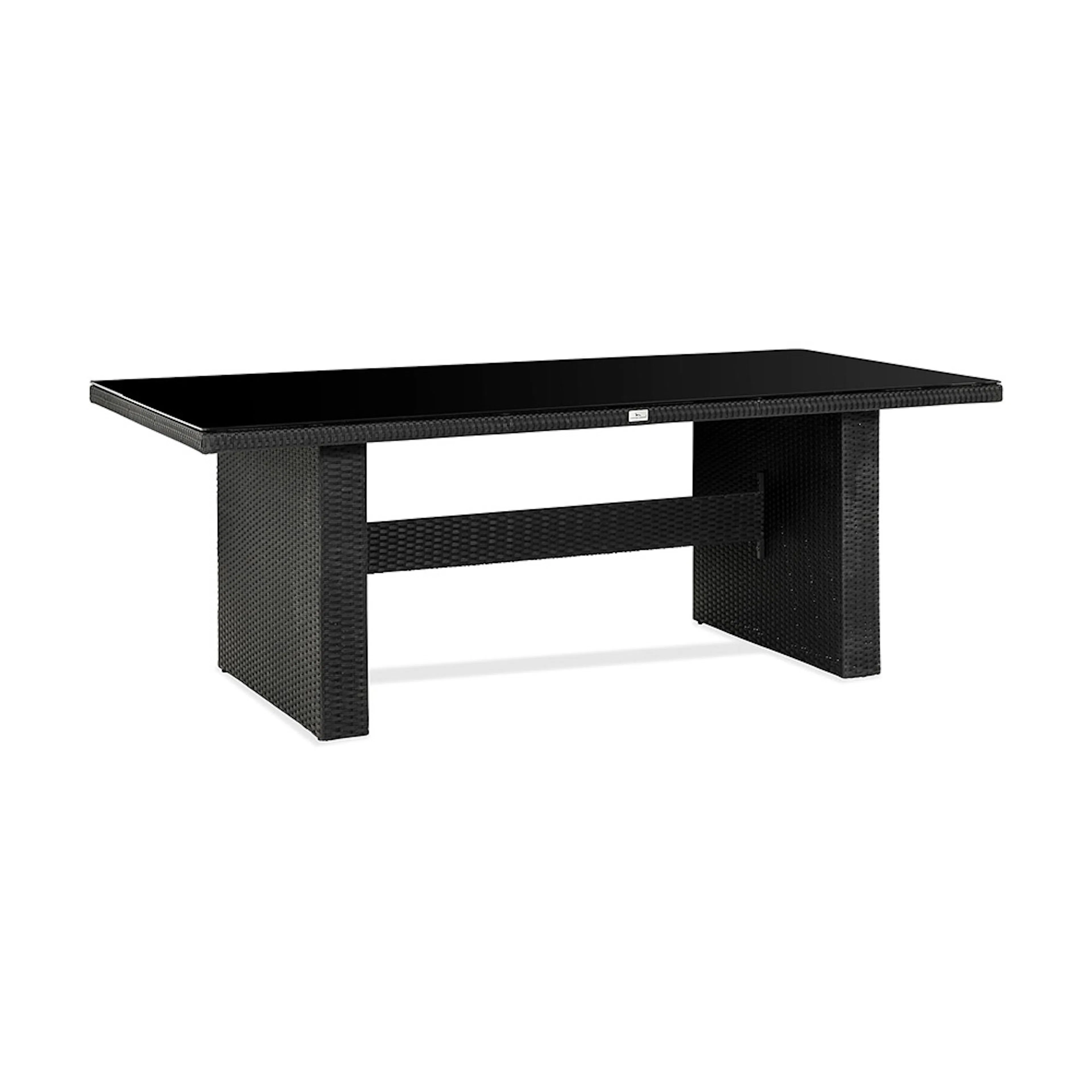 Utebord Comfort Garden Majestic 210x100 cm Svart