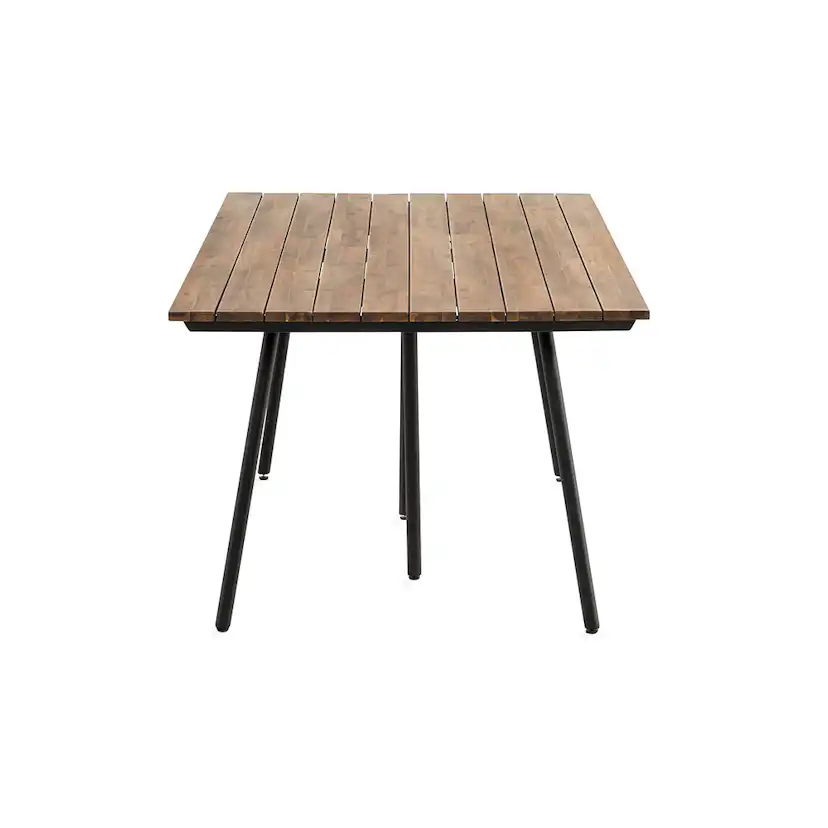 Utebord Comfort Garden Trio 200x100 cm Akacia/Svart