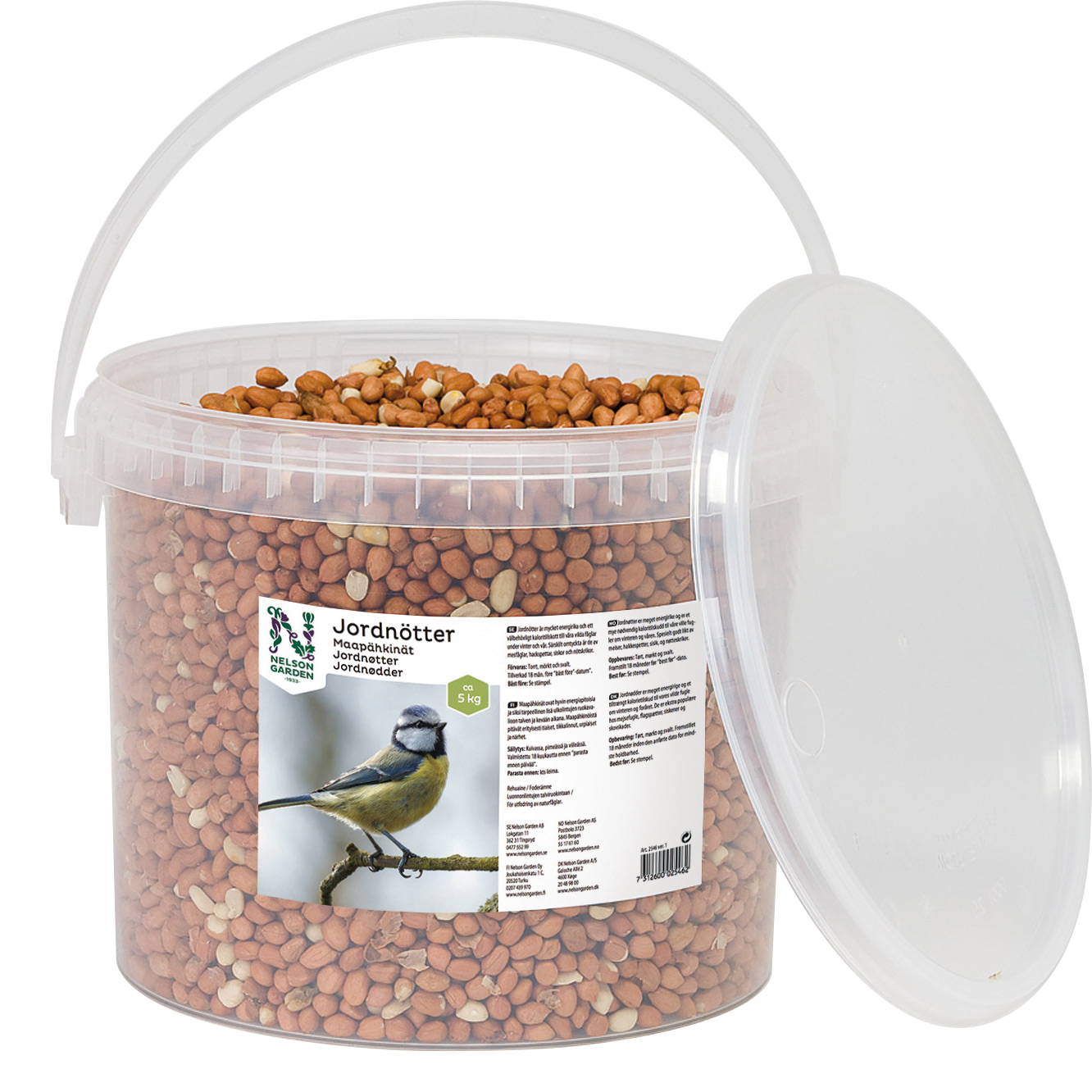 Fågelmat Nelson Garden Jordnötter 5 kg