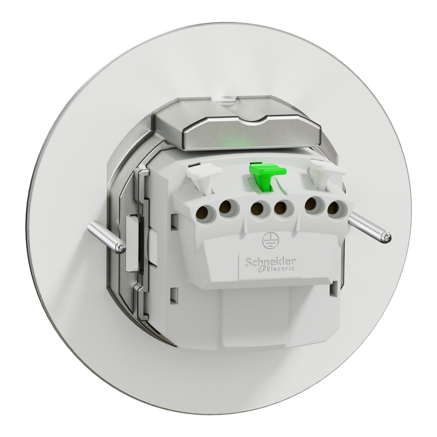 Golvuttag Schneider Electric XS Unica System+ med Lock IP44 c/c 60 mm Ett Jordat Uttag