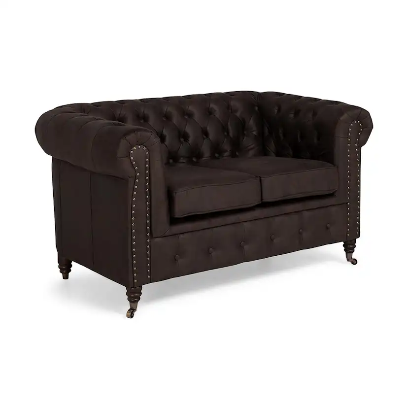 2-sitssoffa Manor House Chesterfield Deluxe Konstläder