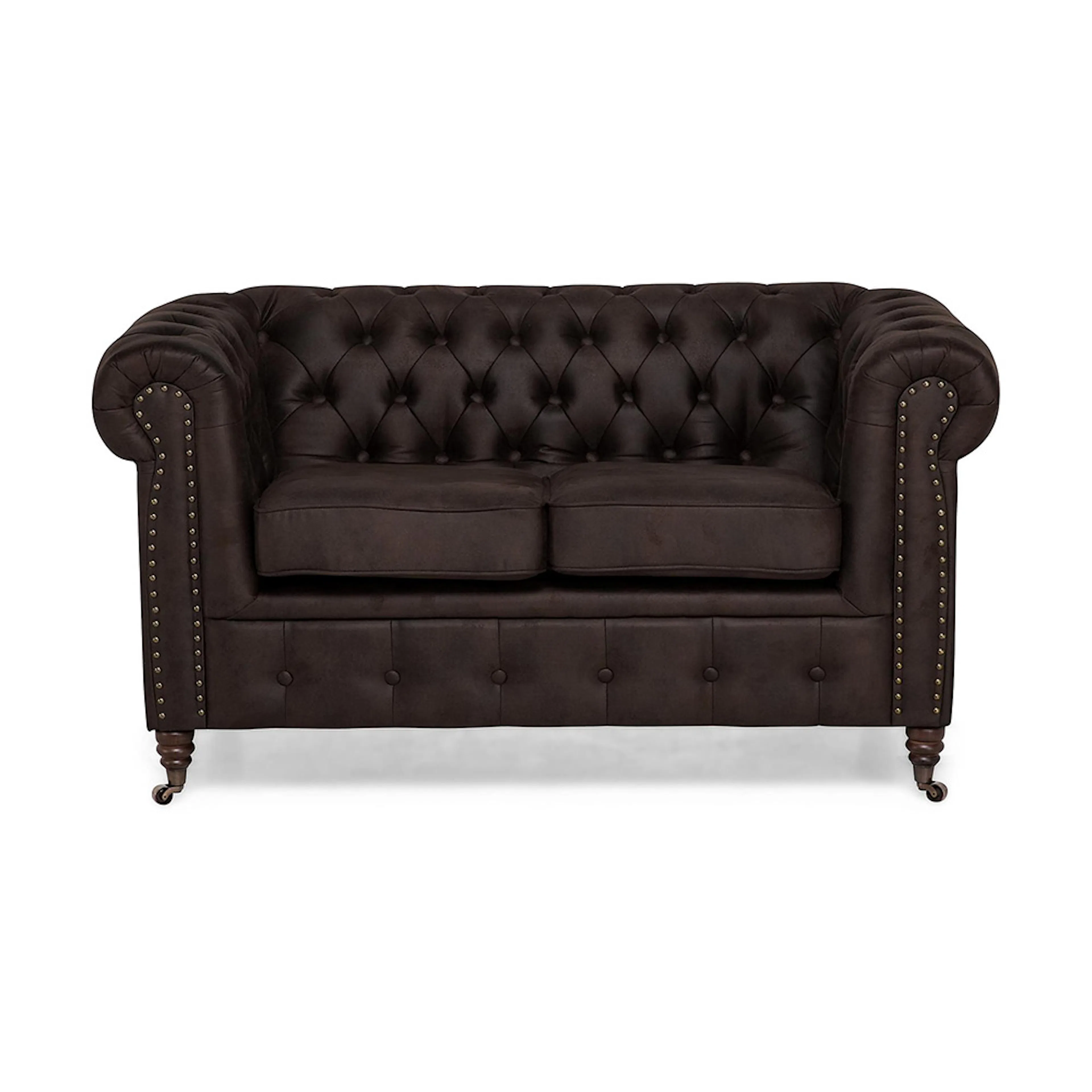 2-sitssoffa Manor House Chesterfield Deluxe Konstläder