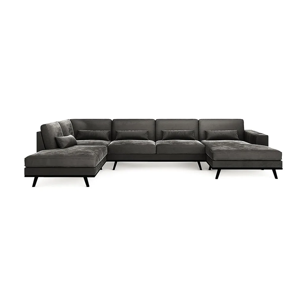 U-Soffa Scandinavian Choice Copenhagen Sammet