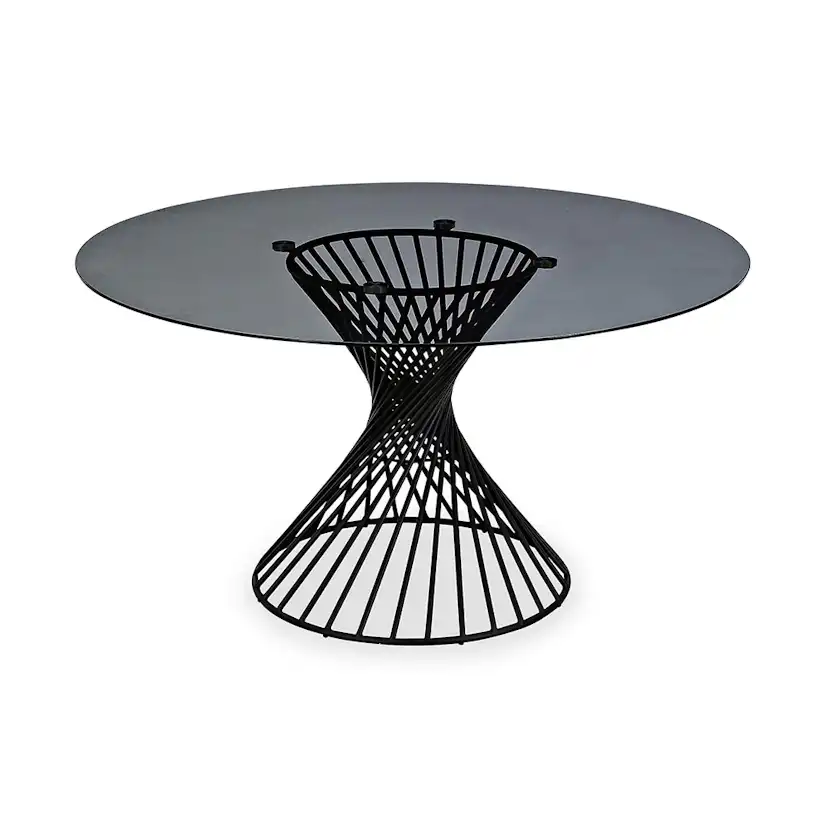 Matbord In Living Iggy 140 cm Rund Glas