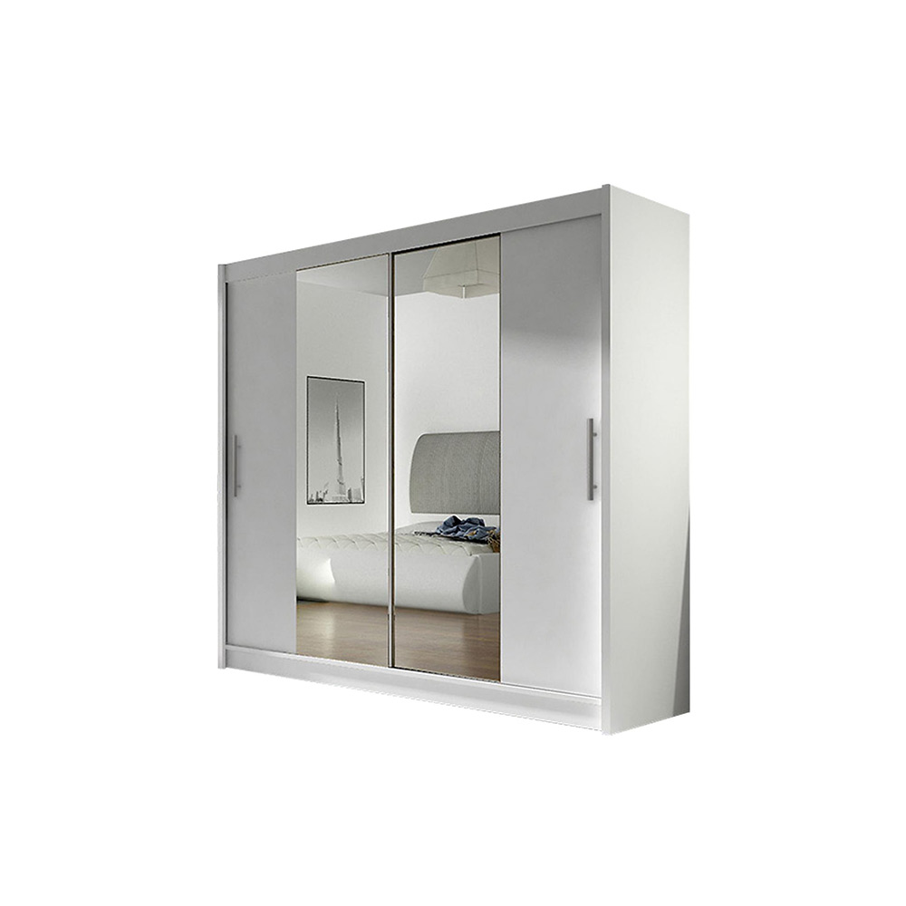 Garderob Scandinavian Choice Prag Skjutdörrar Smal Spegel