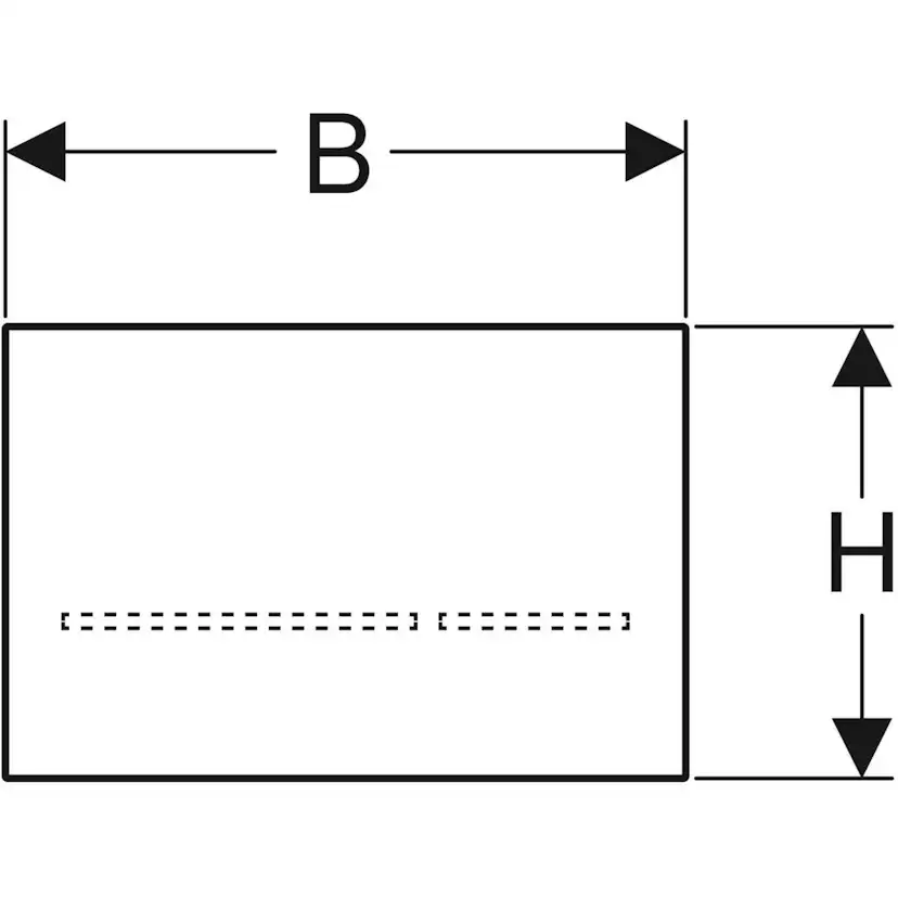 Beröringsfri Spolknapp Geberit Sigma 80