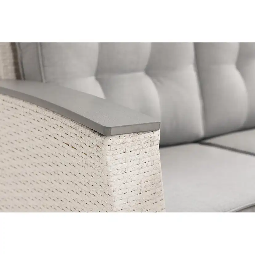 James Lyx Loungegrupp Utomhus Vändbar - 5-sits Loungeset i Konstrotting för Trädgård och Uteplats