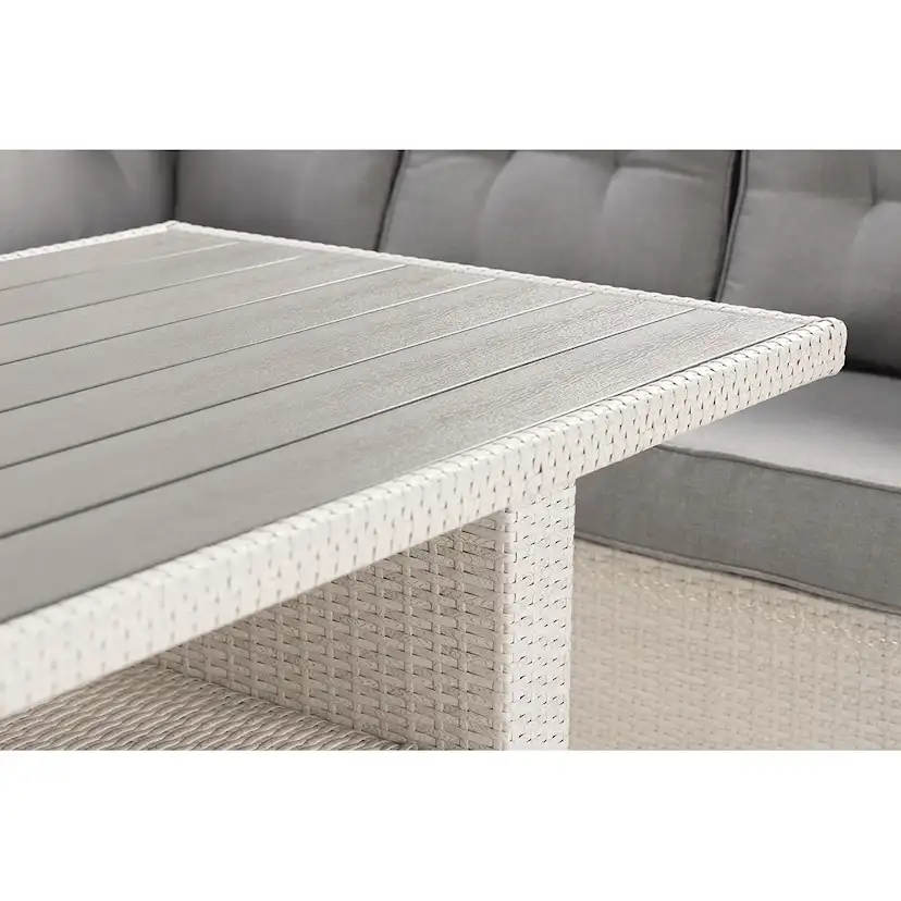 James Lyx Loungegrupp Utomhus Vändbar - 5-sits Loungeset i Konstrotting för Trädgård och Uteplats