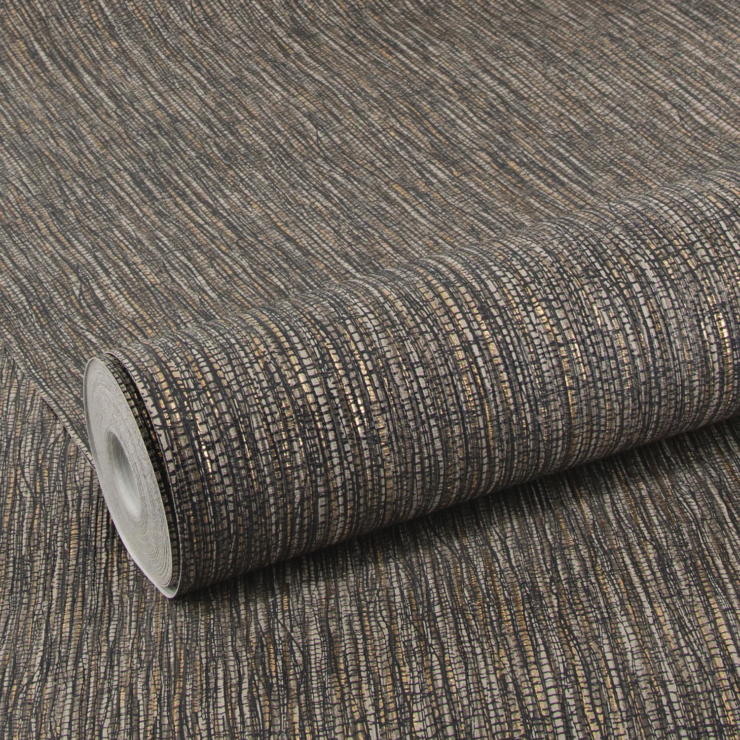 Tapet Sublime Grass Brun Gold