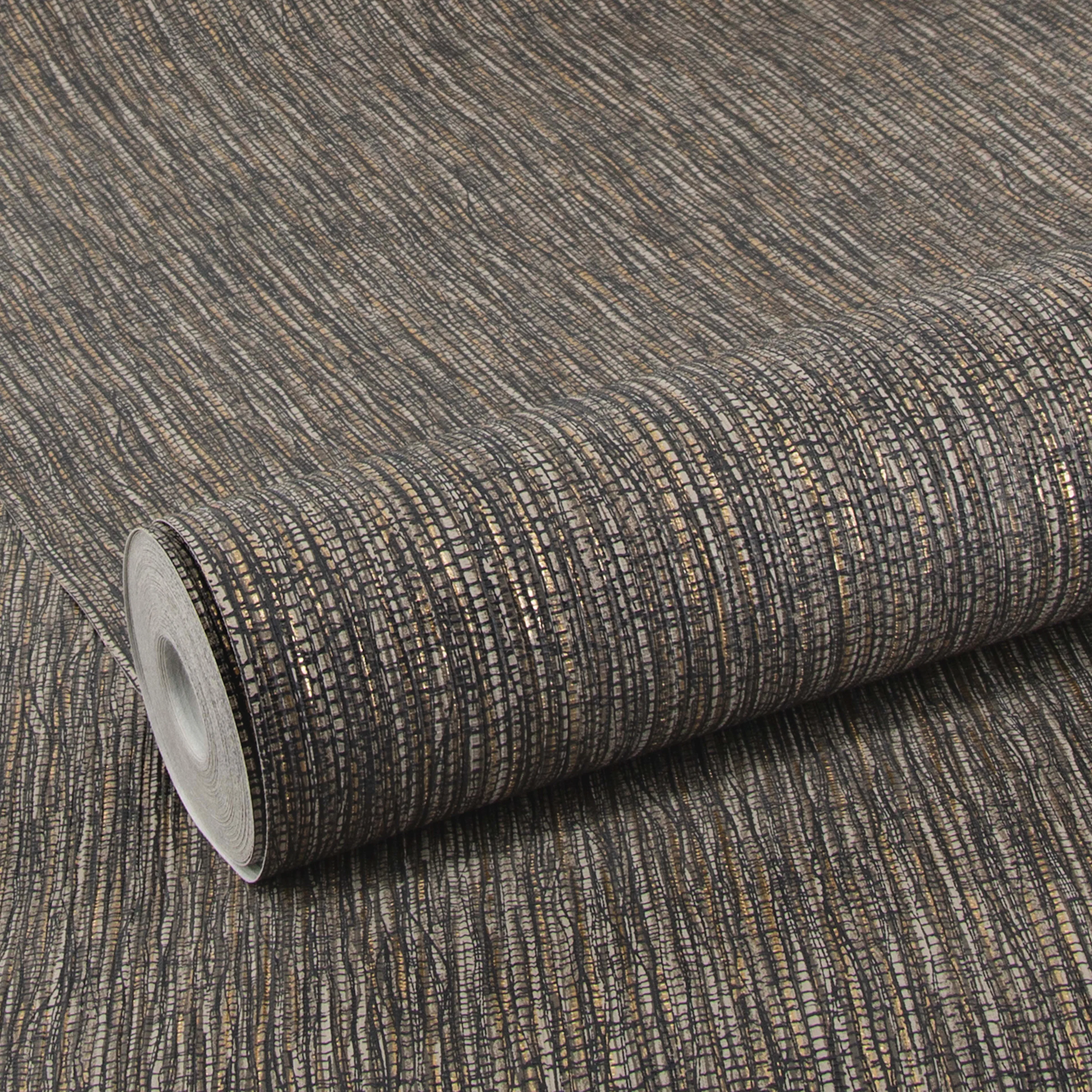 Tapet Sublime Grass Brun Gold