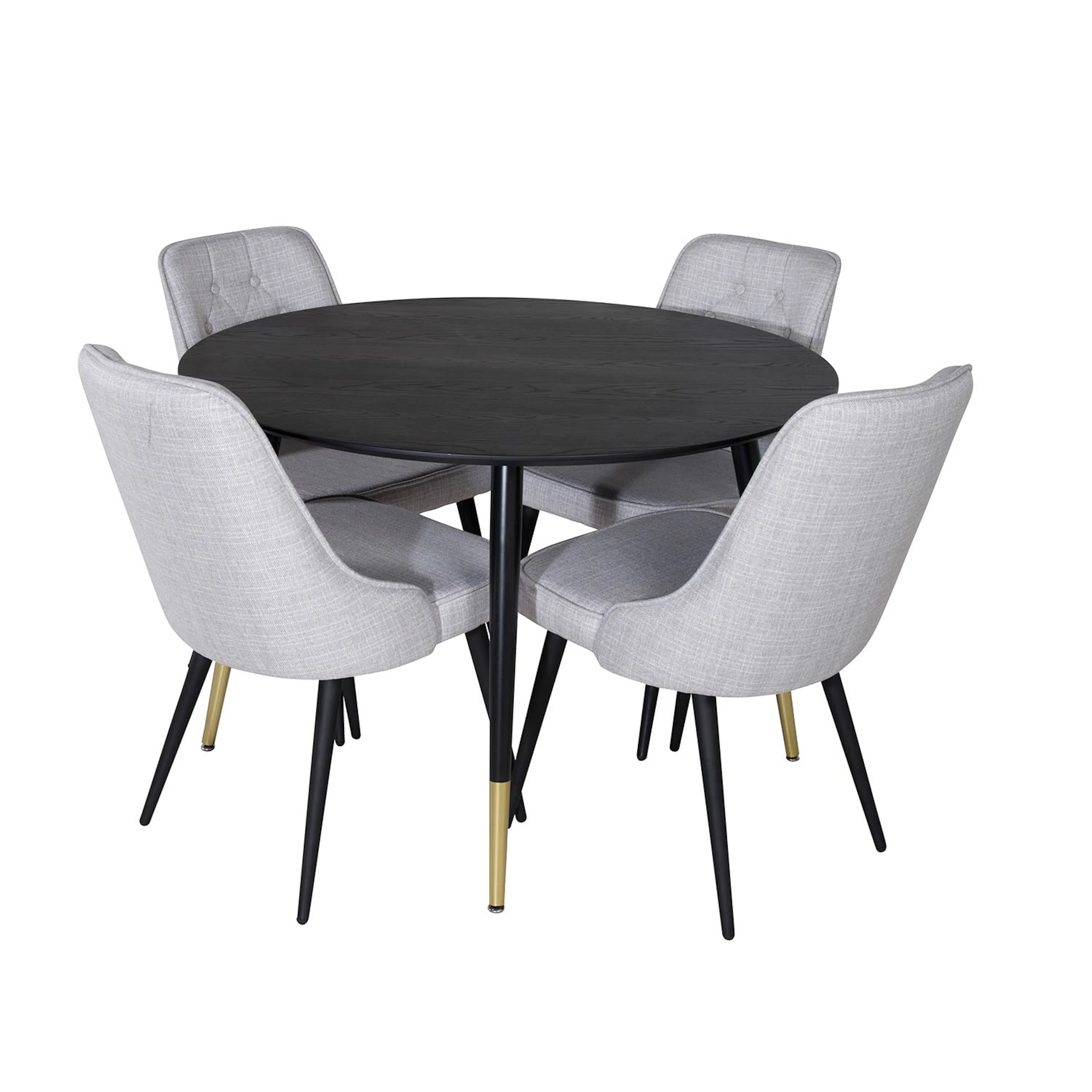 Svart/Mässing/Ljusgrå