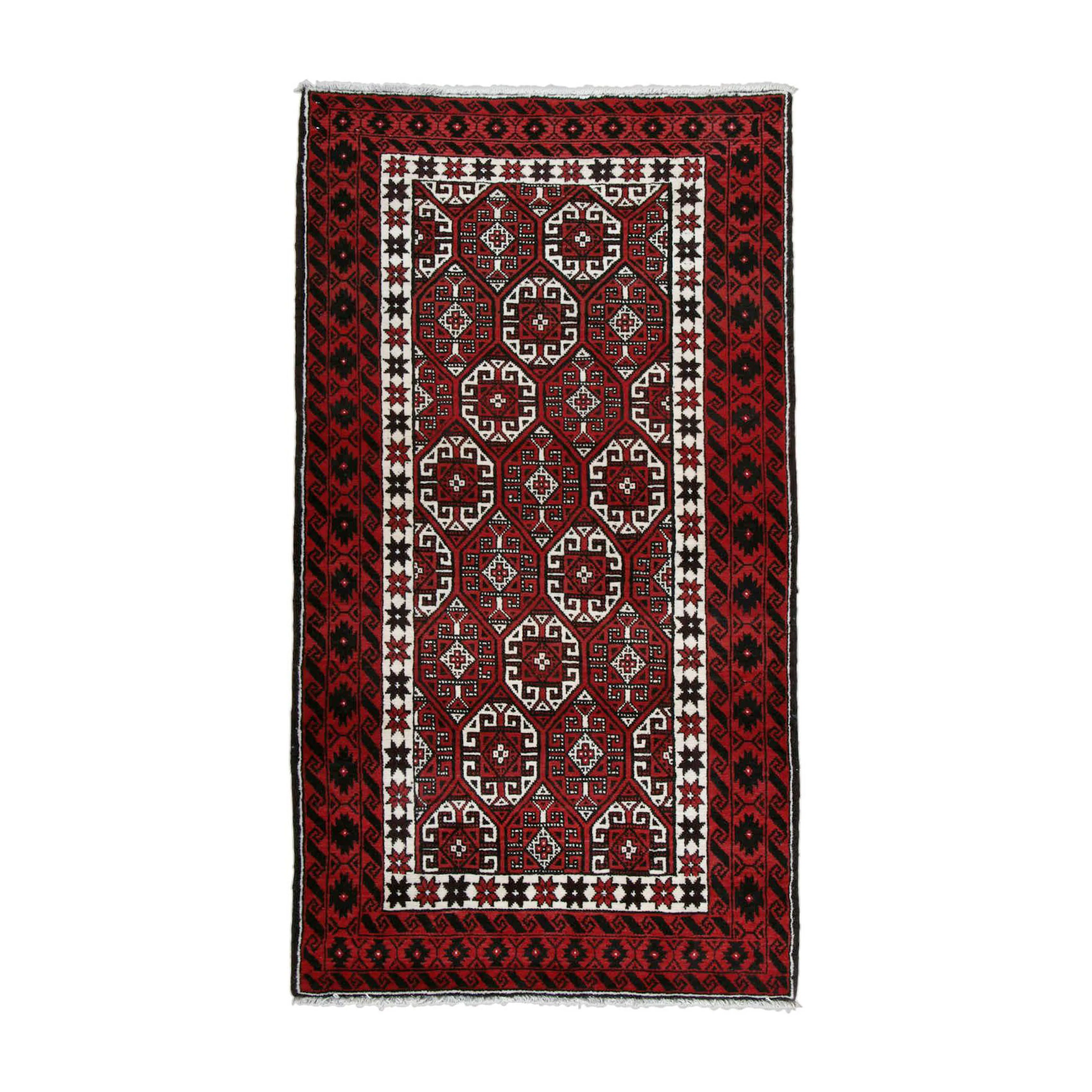 Persisk Matta Arkiio Beluch Röd 103x189