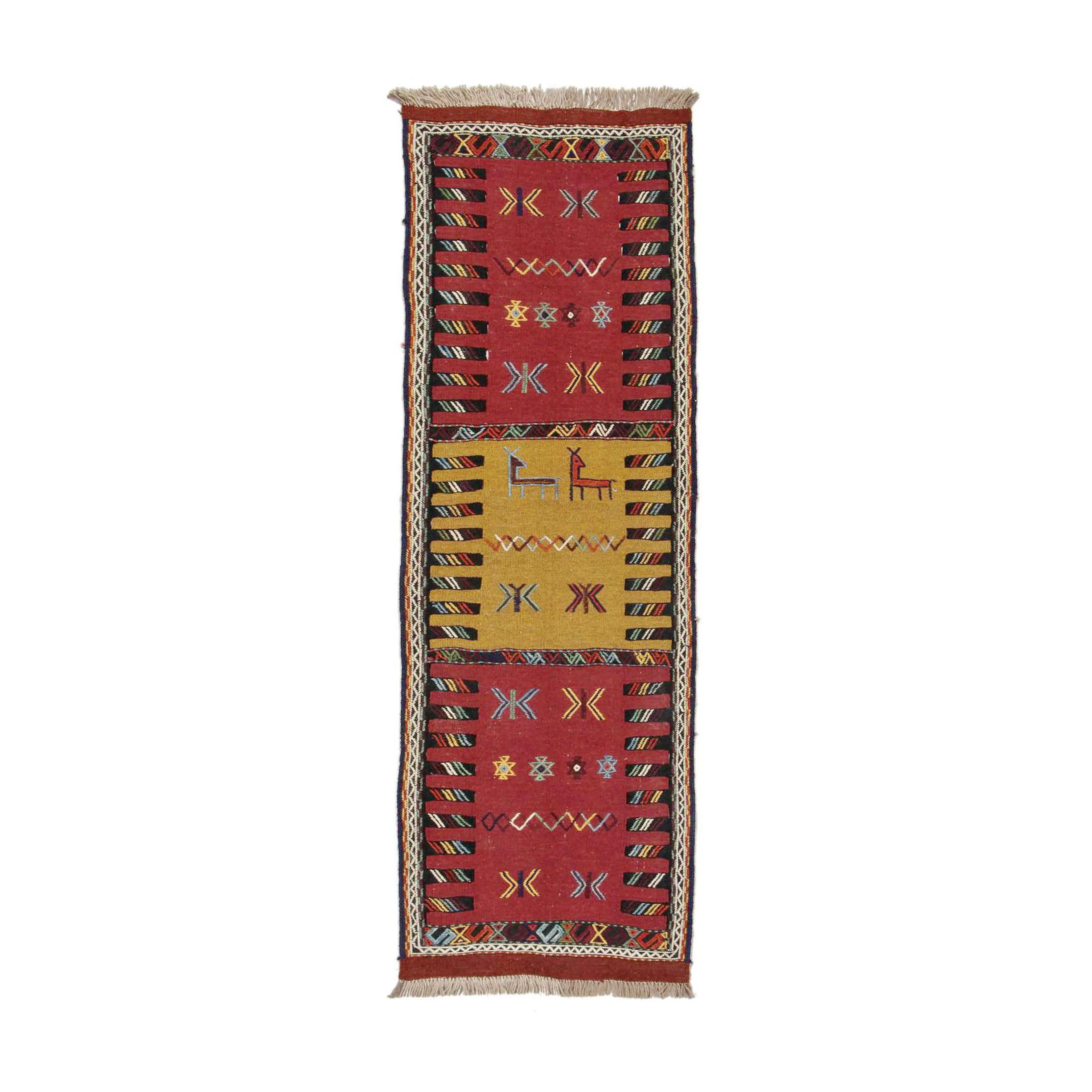 Persisk Nålmatta Arkiio Quchan Kelim Exklusiv 60x192