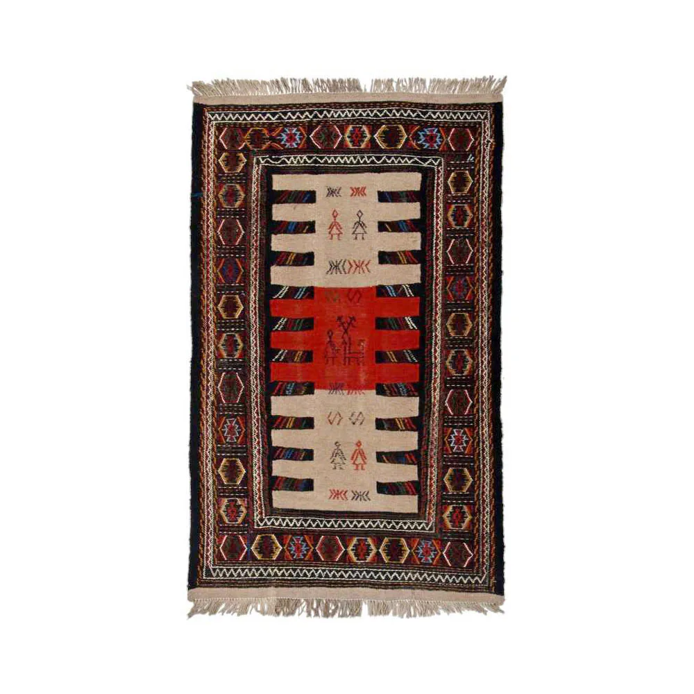 Persisk Nålmatta Arkiio Quchan Kelim Exklusiv 105x175