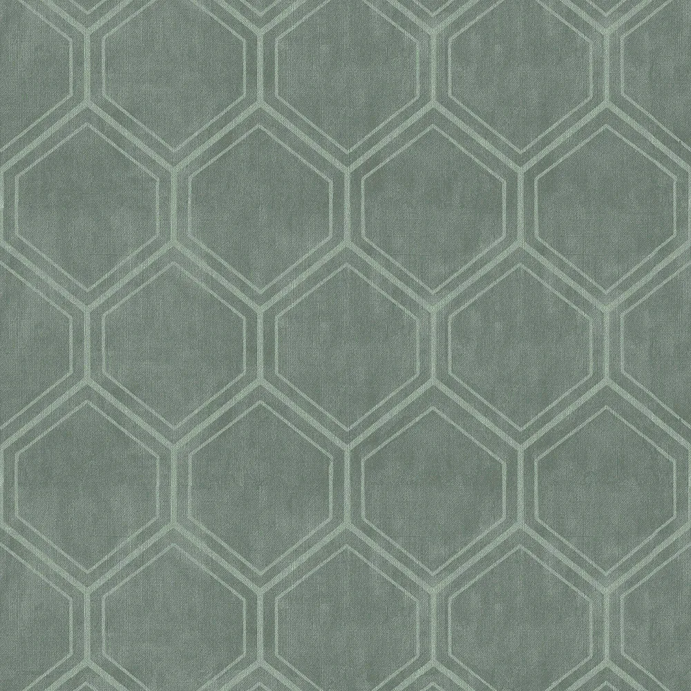 Tapet Superfresco Easy Hexagon Green