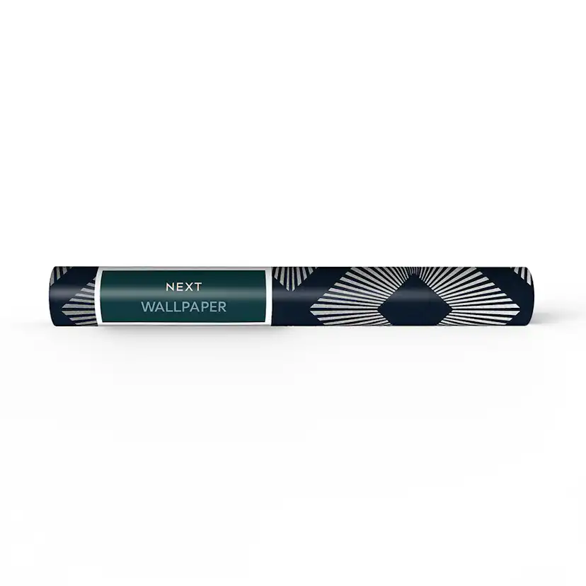 Tapet NEXT Deco Triangle Navy