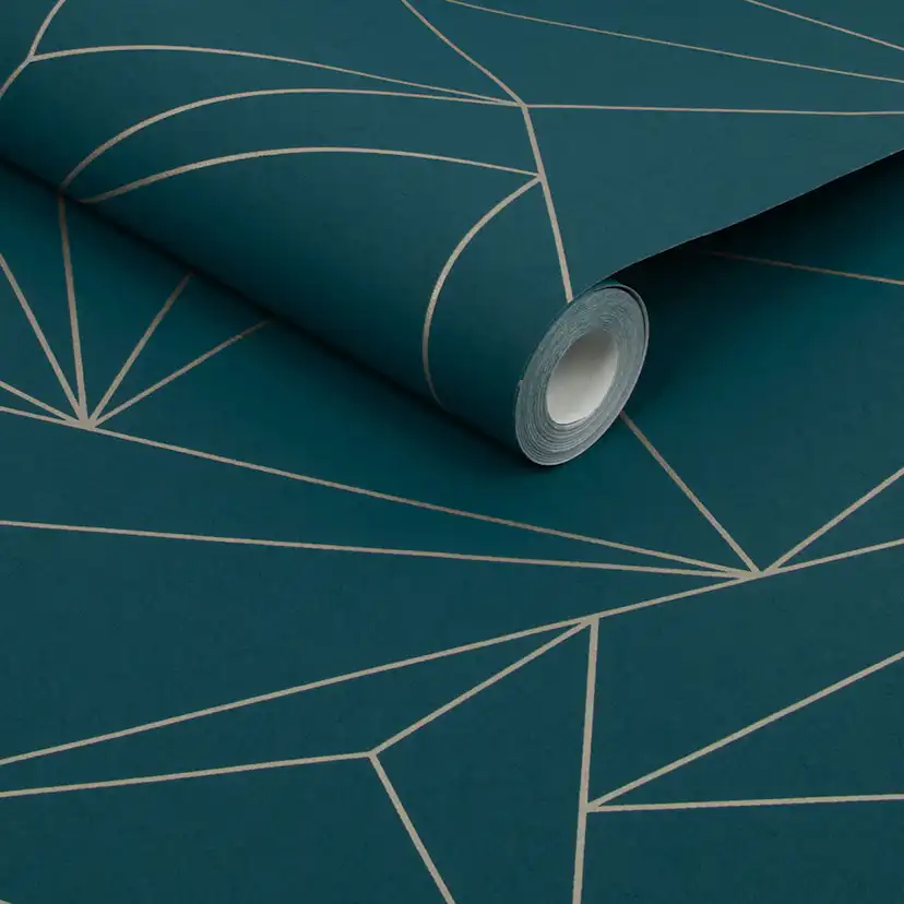 Tapet NEXT Scatter Geo Teal