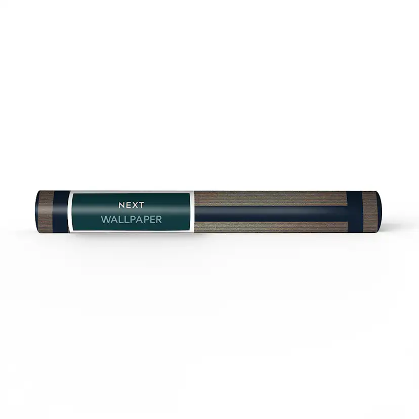 Tapet NEXT Metallic Greek Key Navy