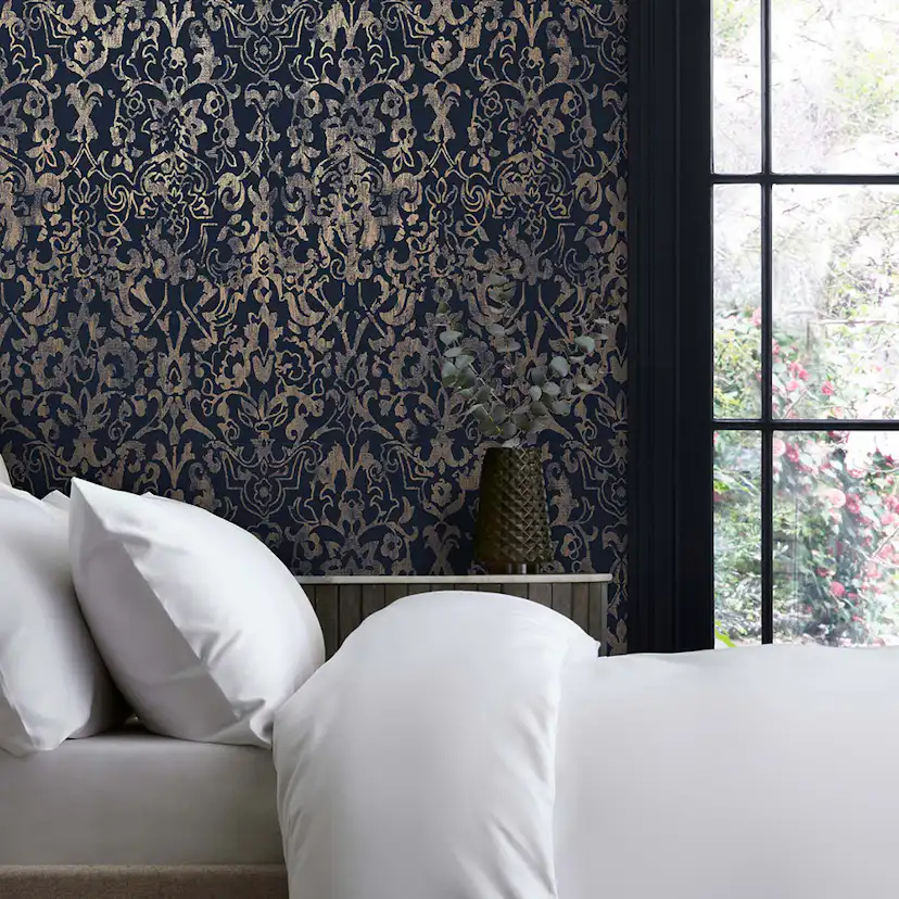 Tapet NEXT Majestic Damask Navy