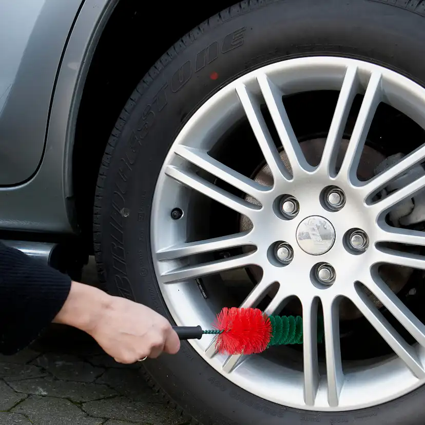 Handborste Vikan Fälgborste Hård Ø65 mm 325 mm