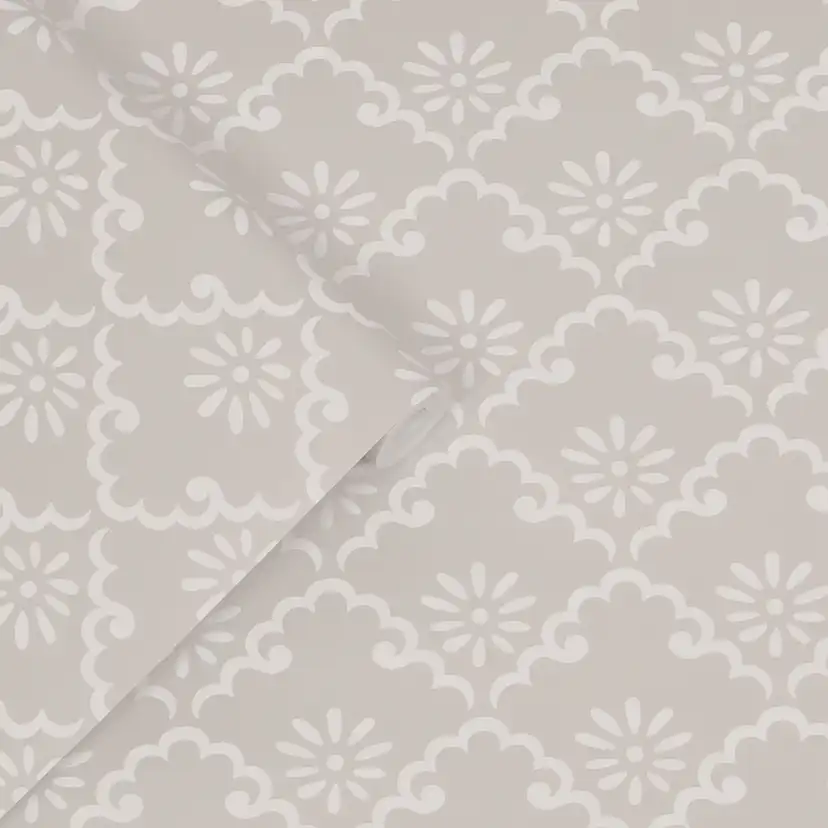 Tapet Laura Ashley Coralie Dove Grå 118475