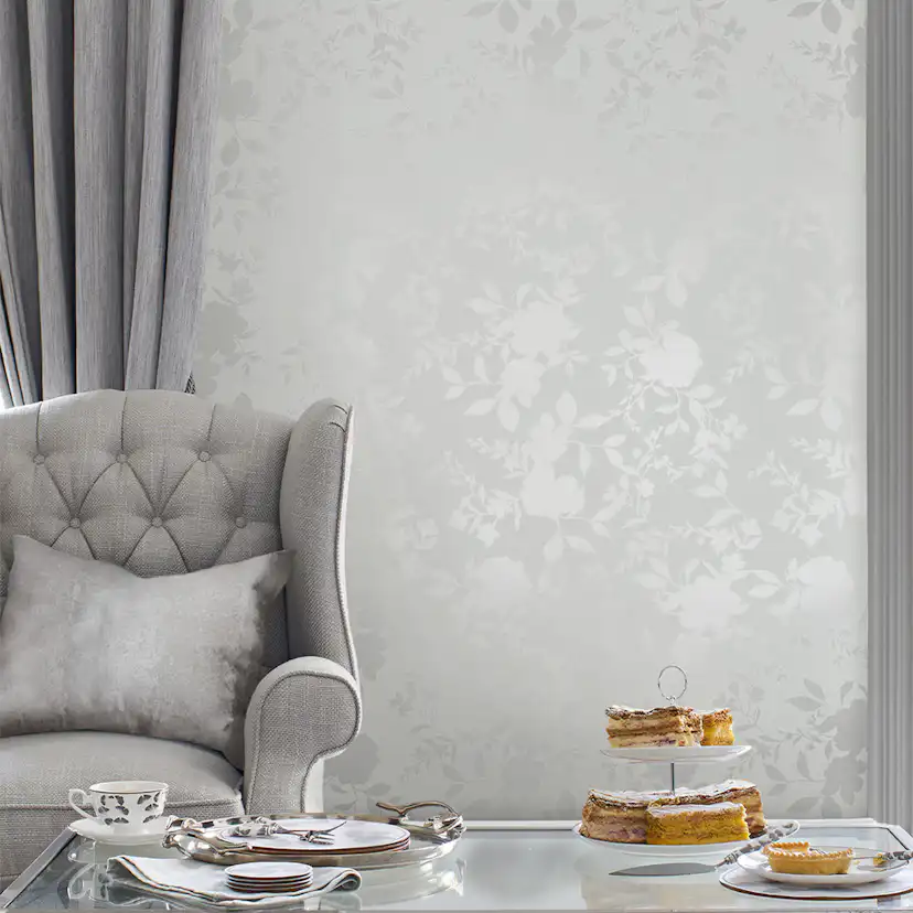 Tapet Laura Ashley Westbourne Silver 118485