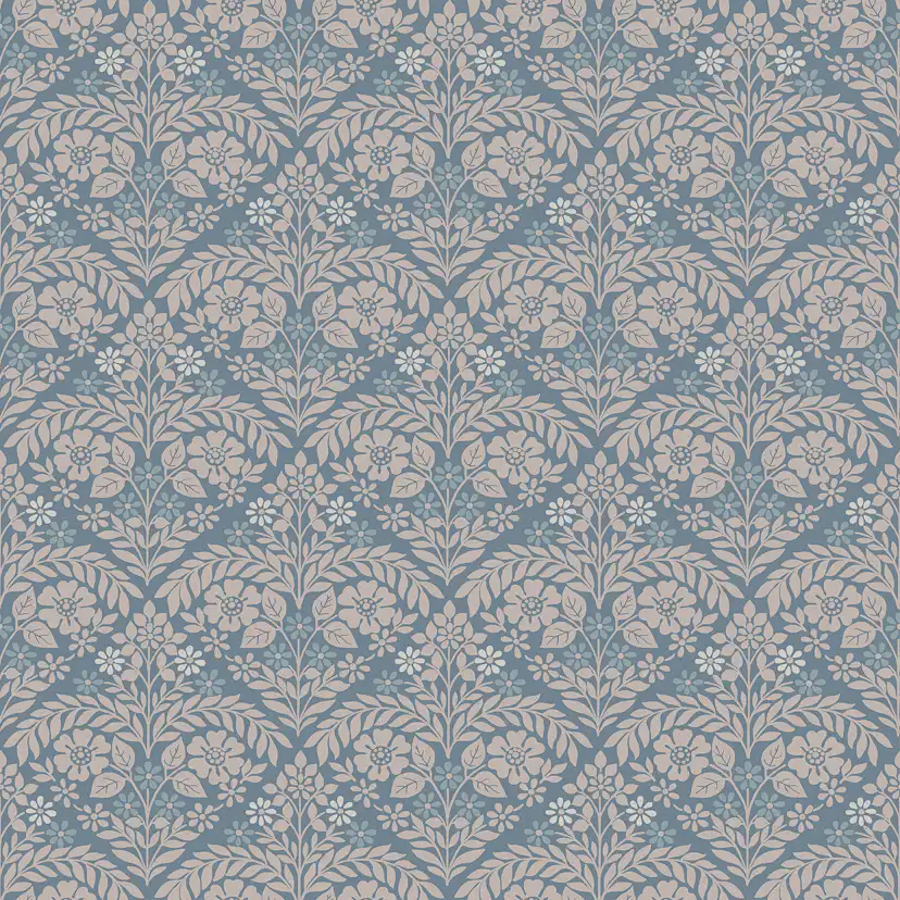 Tapet Laura Ashley Margam Newport Blå 118489