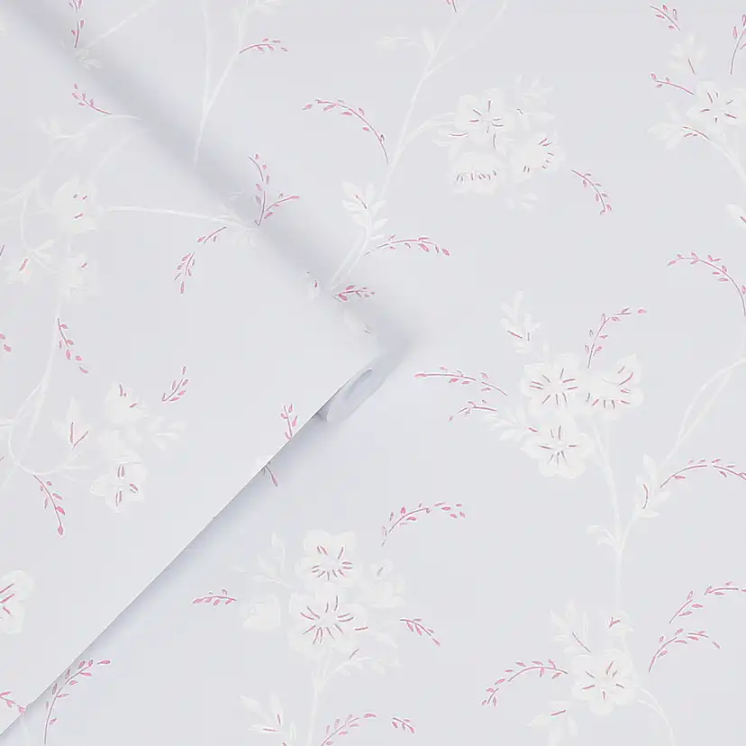 Tapet Laura Ashley Eva Floral Sugared Grå 118493