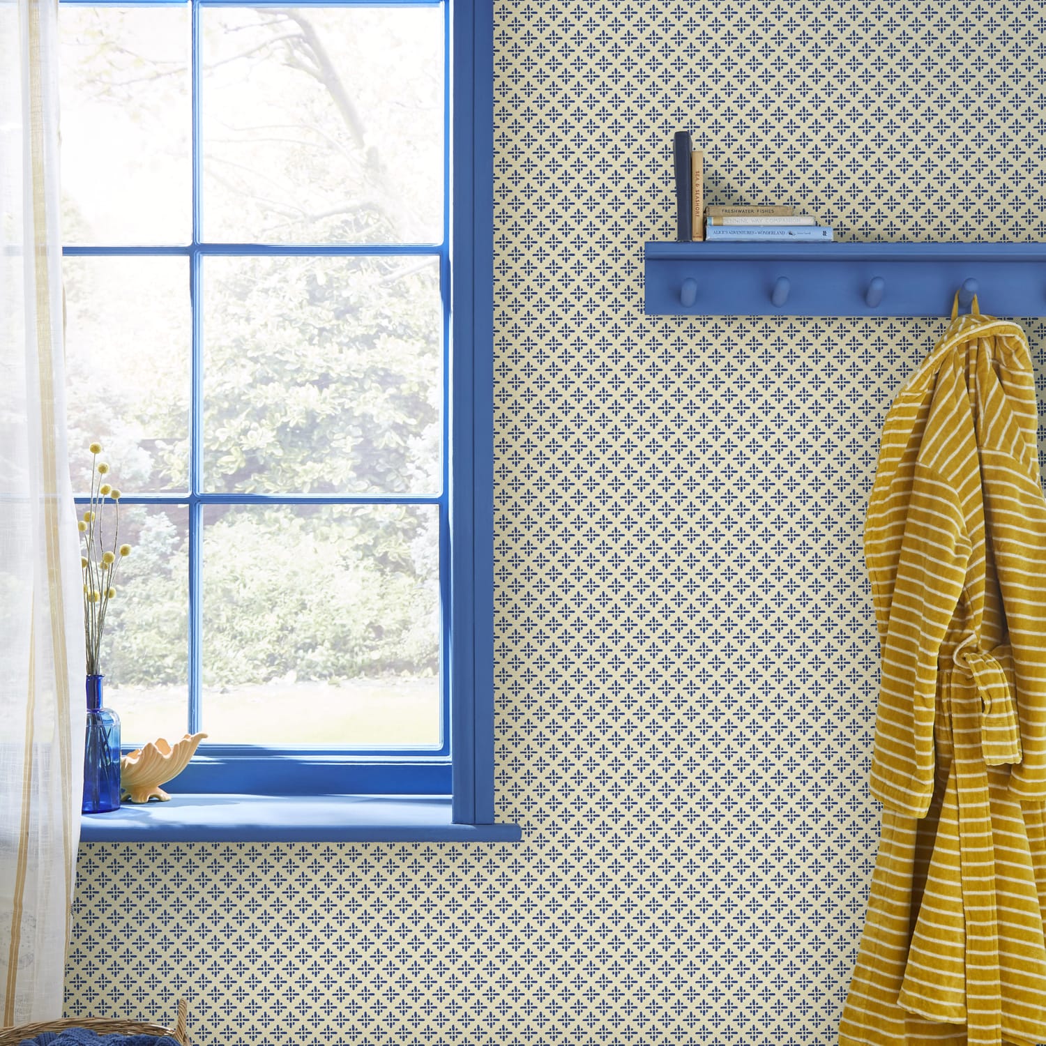 Tapet Joules Beckett Star Coast Blue